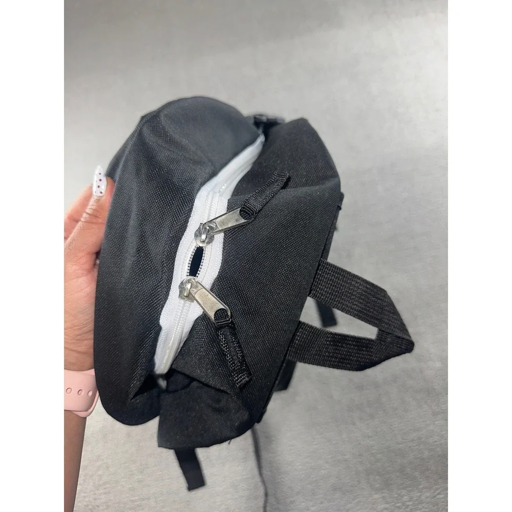 Brooklyn Nets NBA Backpack Men Black Laptop Zip Adjustable Travel Sporty Outdoor